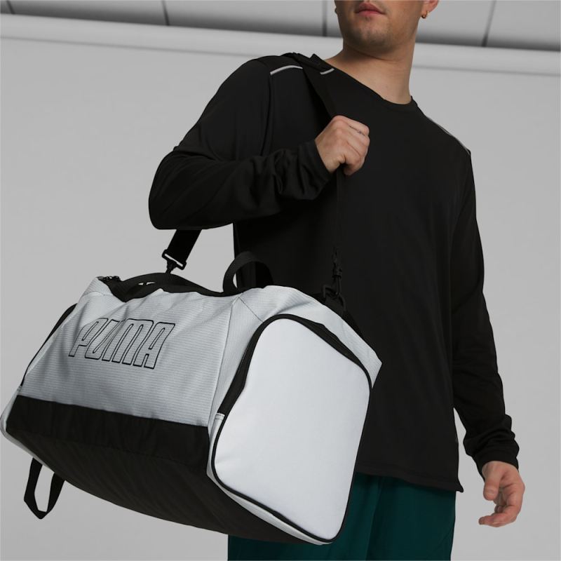 Puma | Men's Accelerator Duffel Bag - GREY/GREY