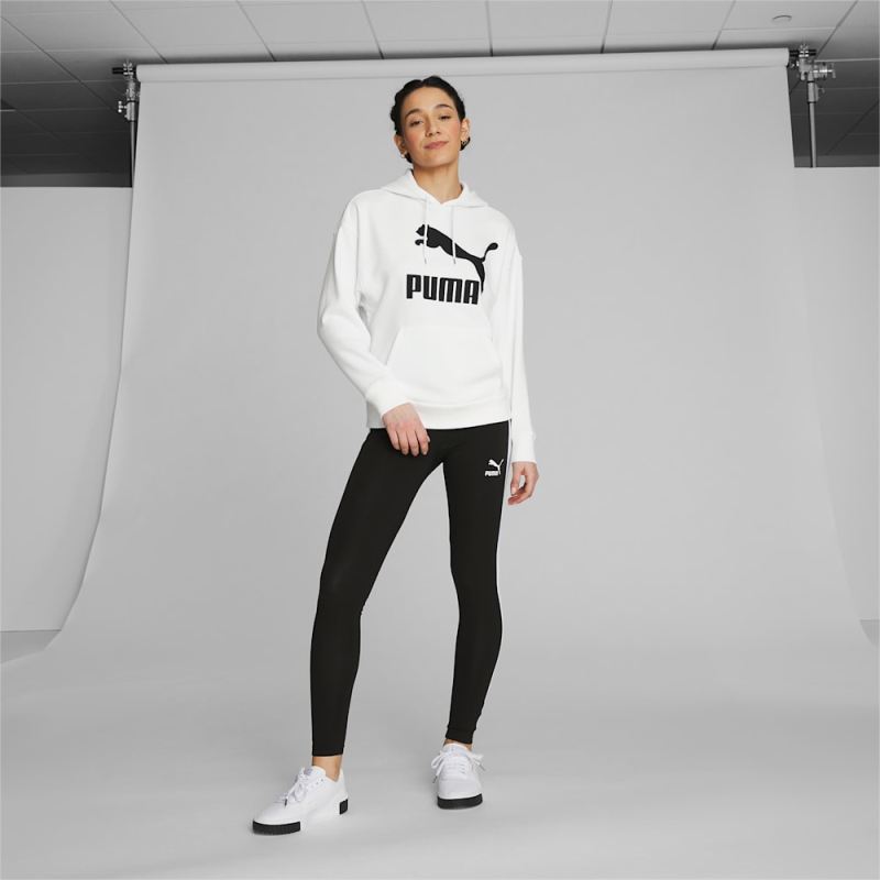 Puma | Women's Classics Logo Hoodie - White-Black