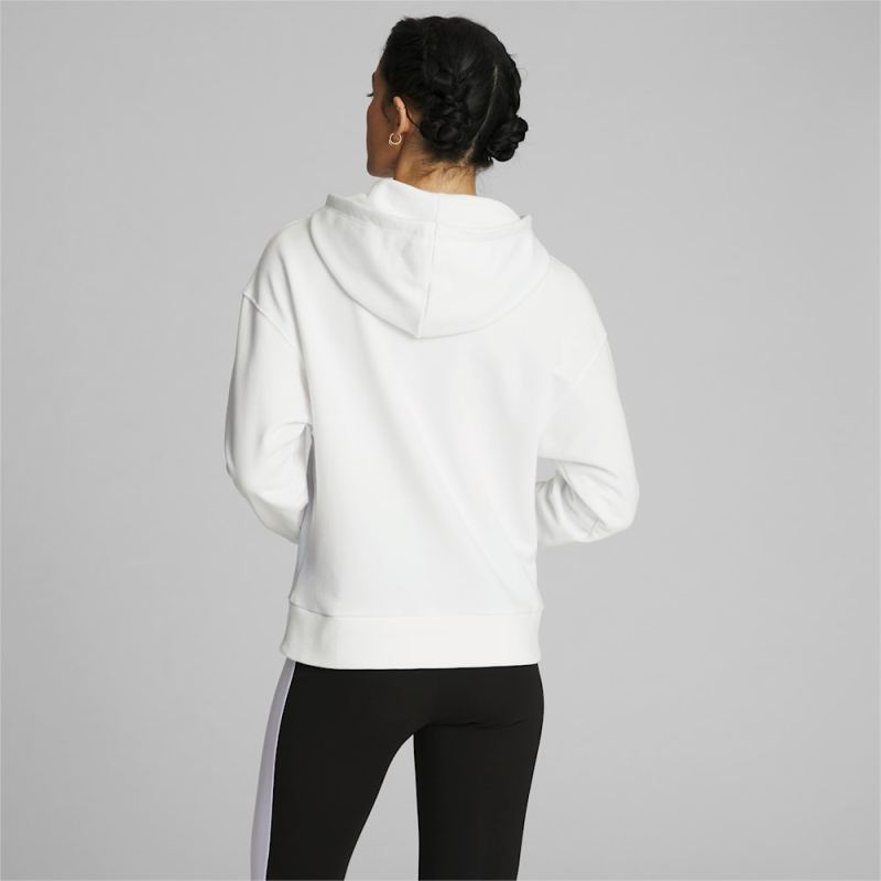 Puma | Women's Classics Logo Hoodie - White-Black