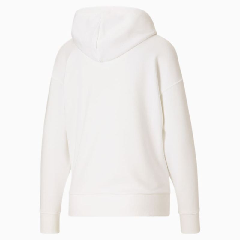 Puma | Women's Classics Logo Hoodie - White-Black