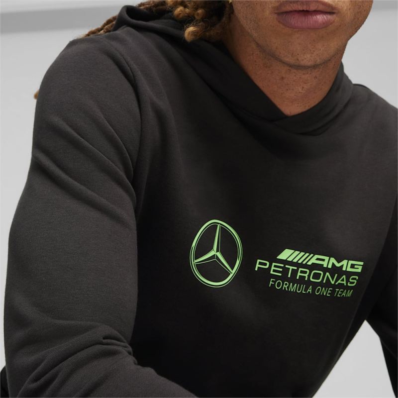 Puma | Men's Mercedes AMG-Petronas F1 Motorsport Hoodie - Black