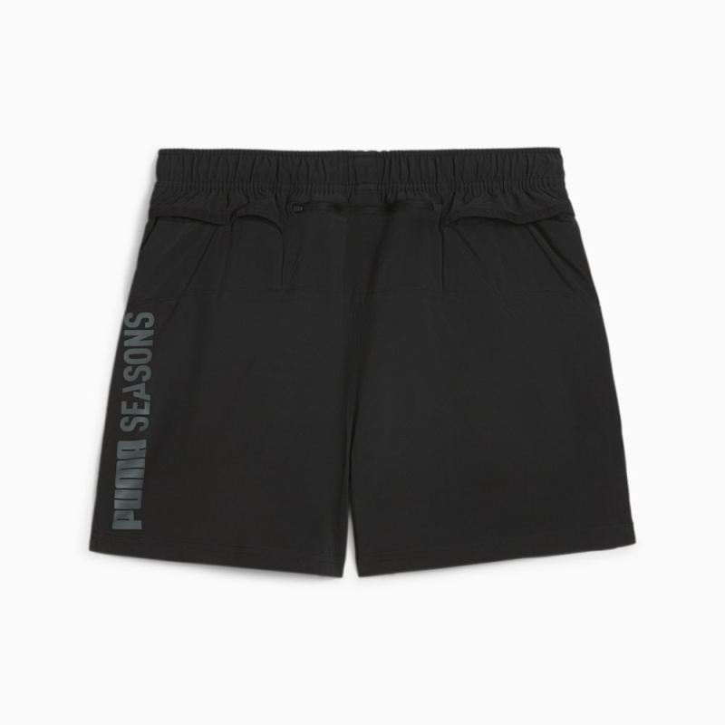 Puma | Men's SEASONS 5" Woven Shorts - Black