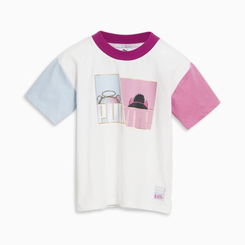 Puma | Girls Puma | Girls x L.O.L. SURPRISE! Kids Sugar and Spice Tee - WHITE