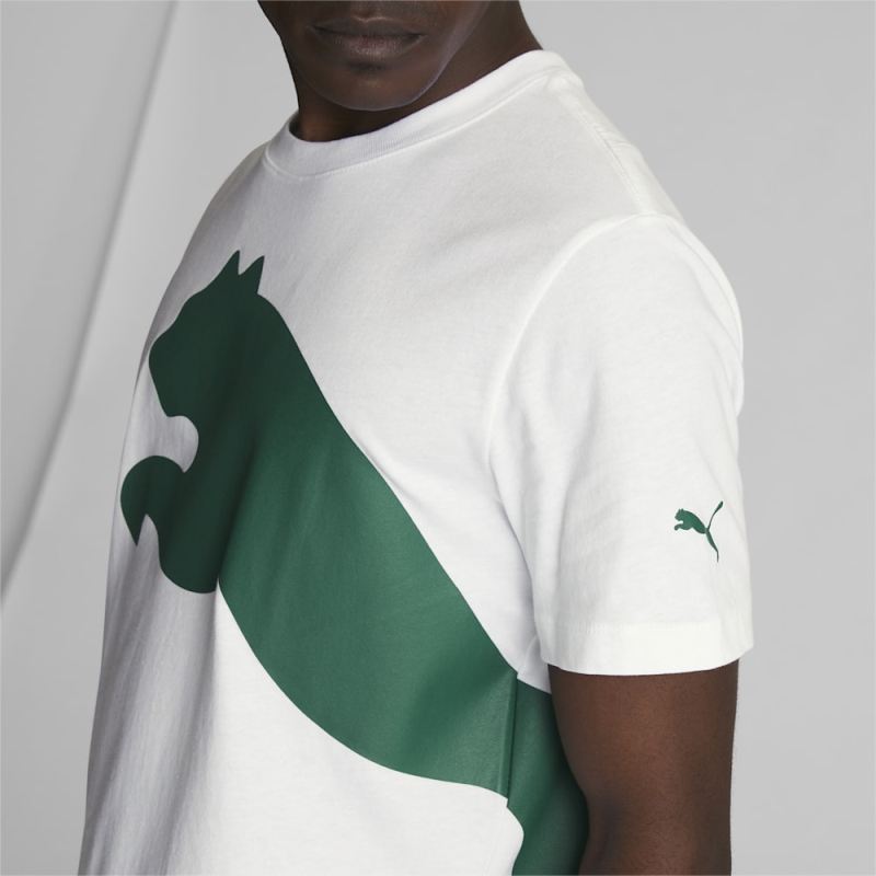 Puma | Men's Oversized Logo Tee - White