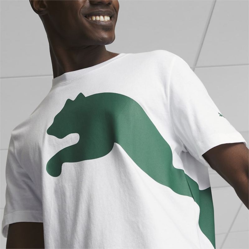 Puma | Men's Oversized Logo Tee - White