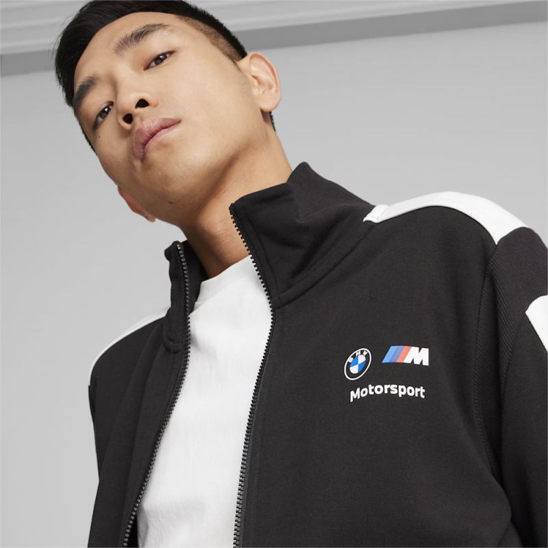 Puma | Men's BMW M Motorsport MT7+ Sweat Jacket - Black