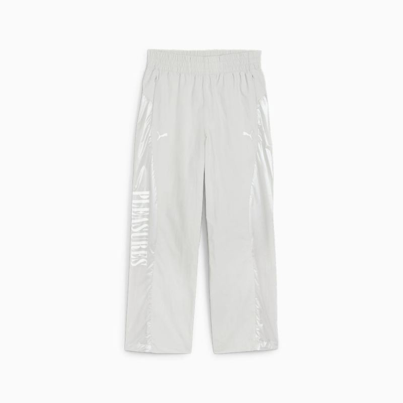 Puma | Men's x PLEASURES Track Pants - Glacial Gray