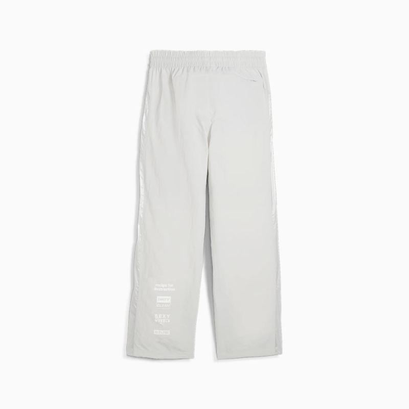 Puma | Men's x PLEASURES Track Pants - Glacial Gray