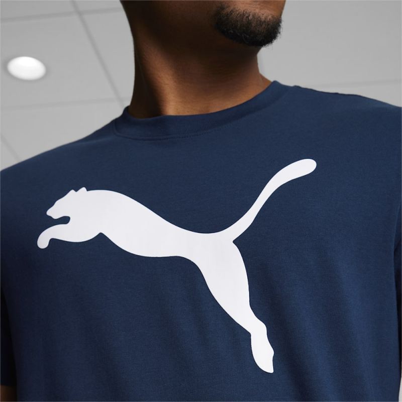 Puma | Men's Essentials Big Cat Tee - Navy