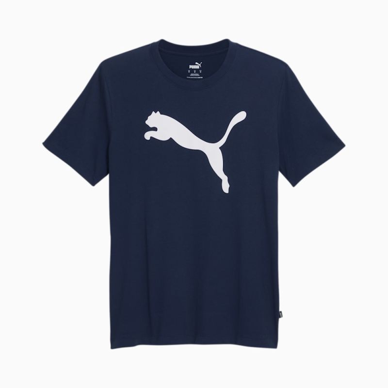 Puma | Men's Essentials Big Cat Tee - Navy