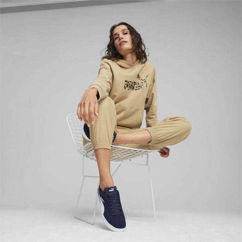 Puma | Women's ESS+ ANIMAL Hoodie - Prairie Tan