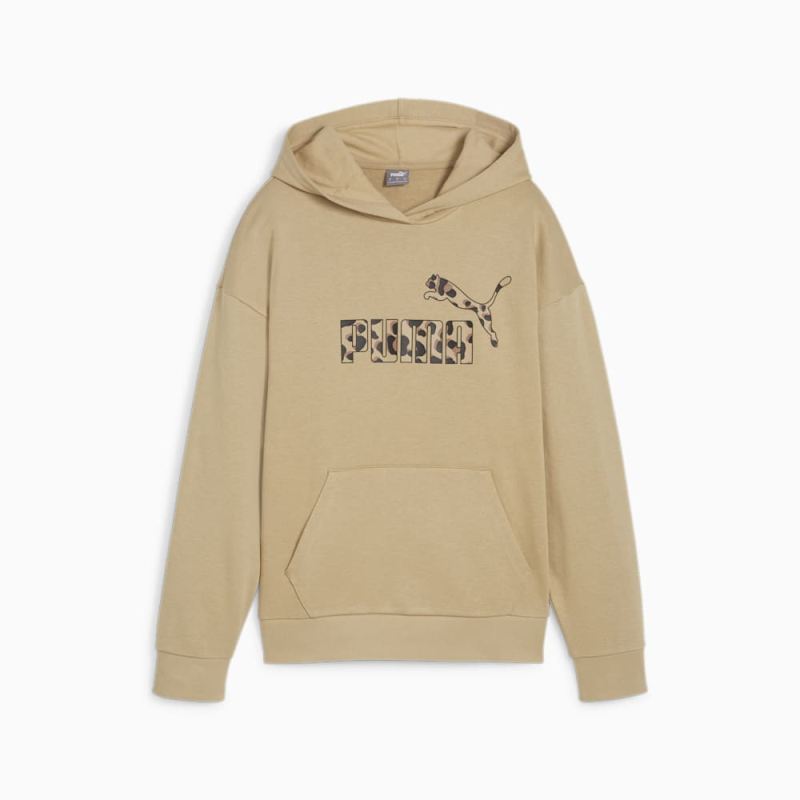 Puma | Women's ESS+ ANIMAL Hoodie - Prairie Tan