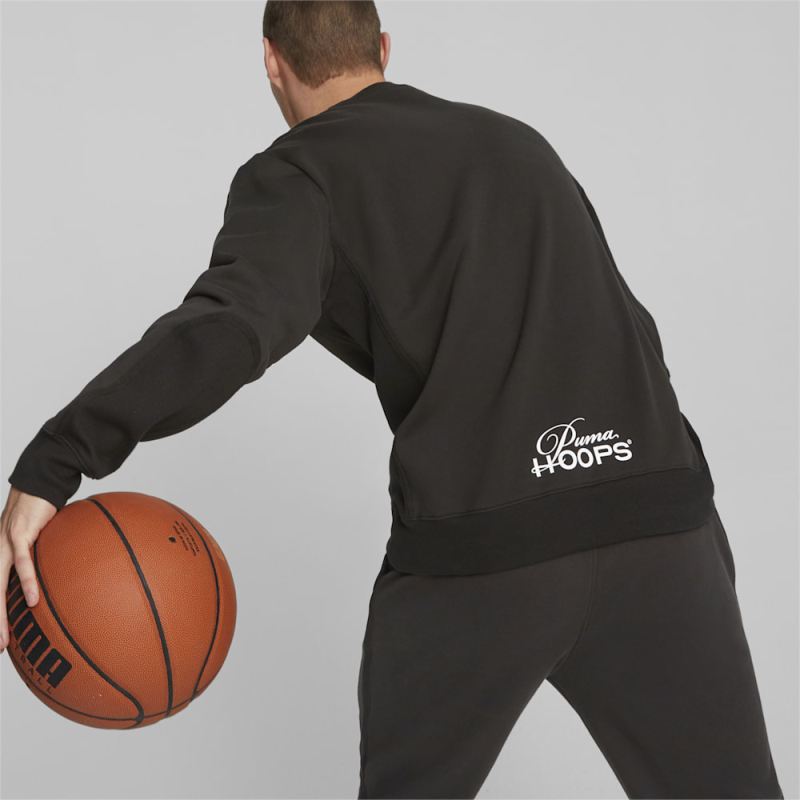 Puma | Men's Franchise Basketball Sweatshirt - Black