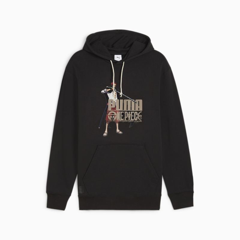 Puma | Men's x ONE PIECE Hoodie - Black