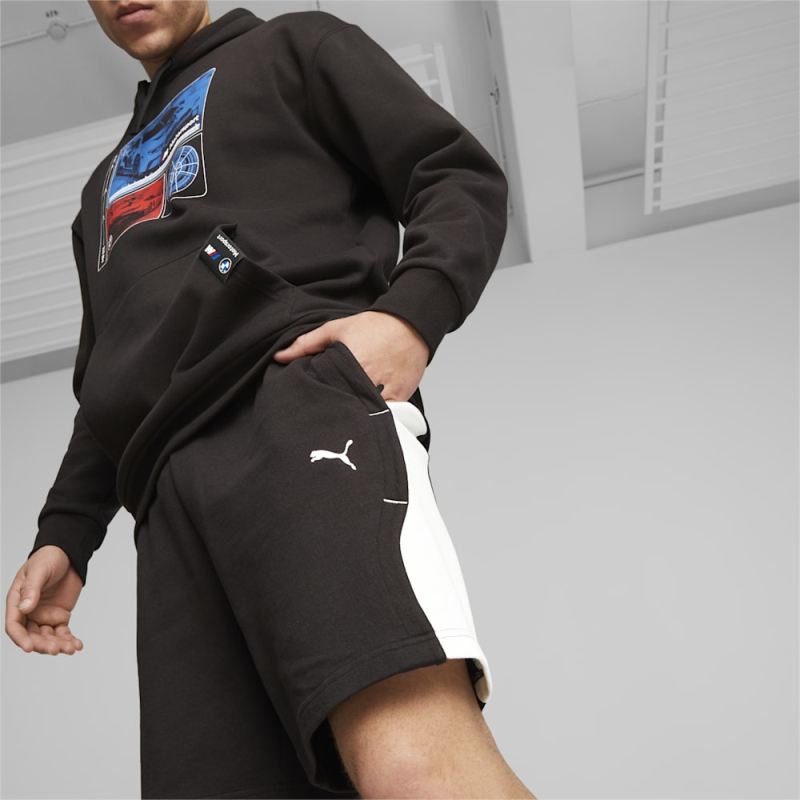 Puma | Men's BMW M Motorsport Sweat Shorts - Black