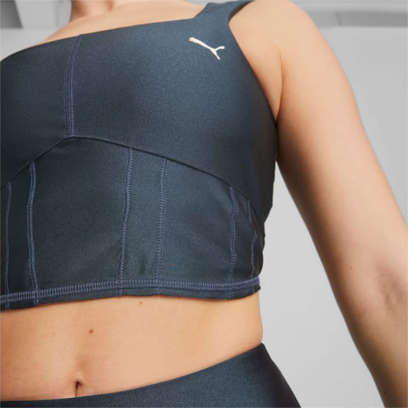 Puma | Women's x OLIVIA AMATO Training Crop Top - Dark Night