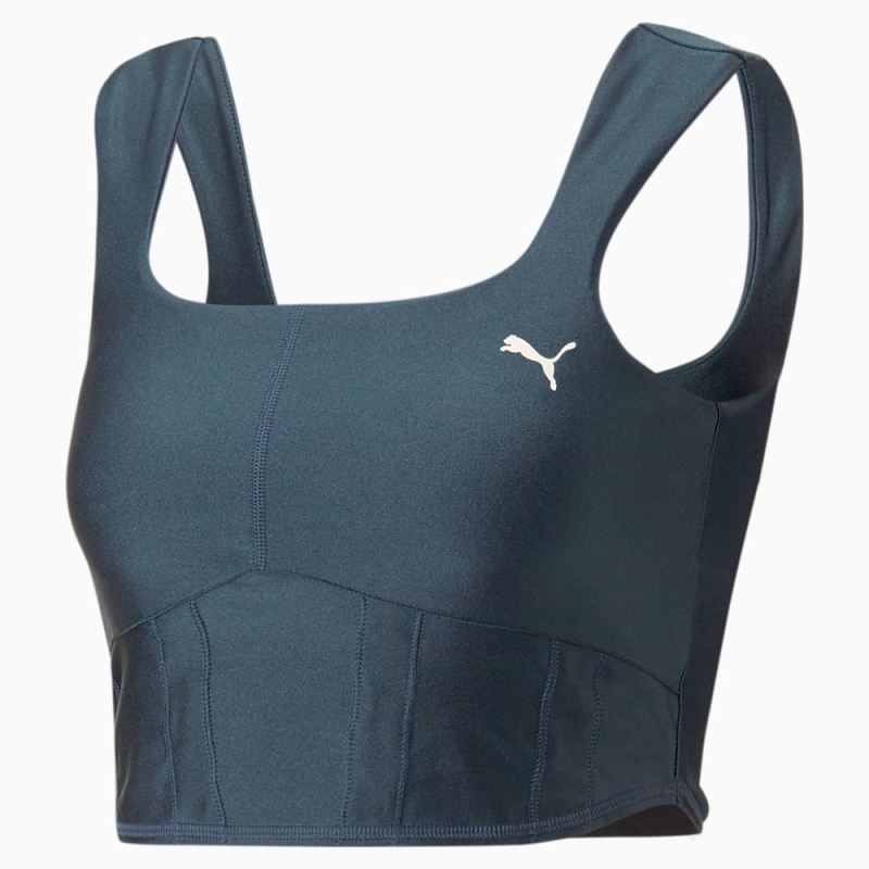 Puma | Women's x OLIVIA AMATO Training Crop Top - Dark Night