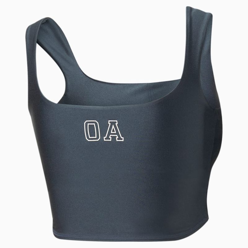 Puma | Women's x OLIVIA AMATO Training Crop Top - Dark Night