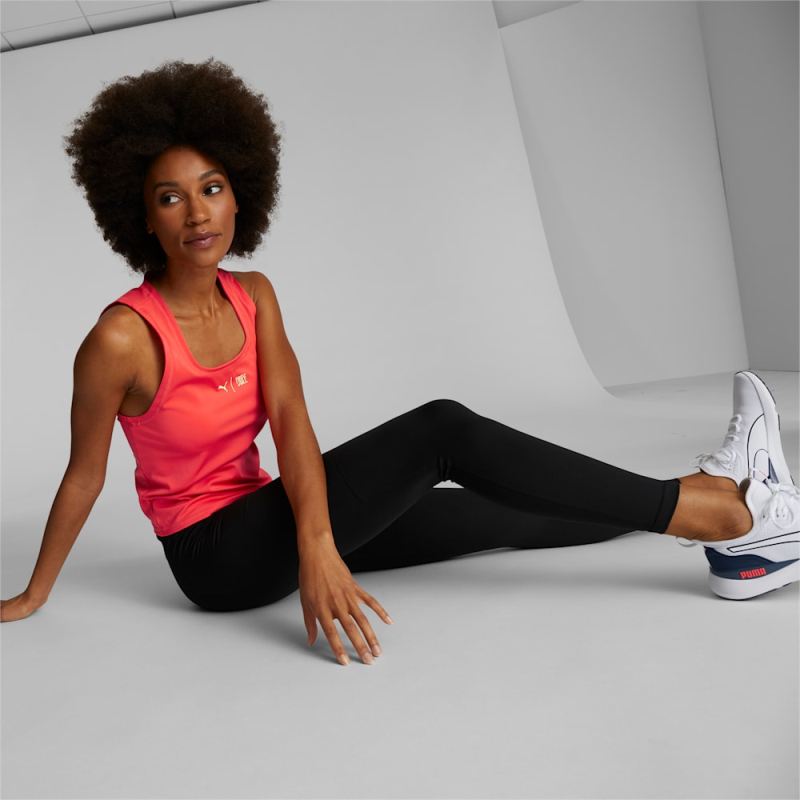 Puma | Women's x FIRST MILE Cropped Running Tank Top - Firelight