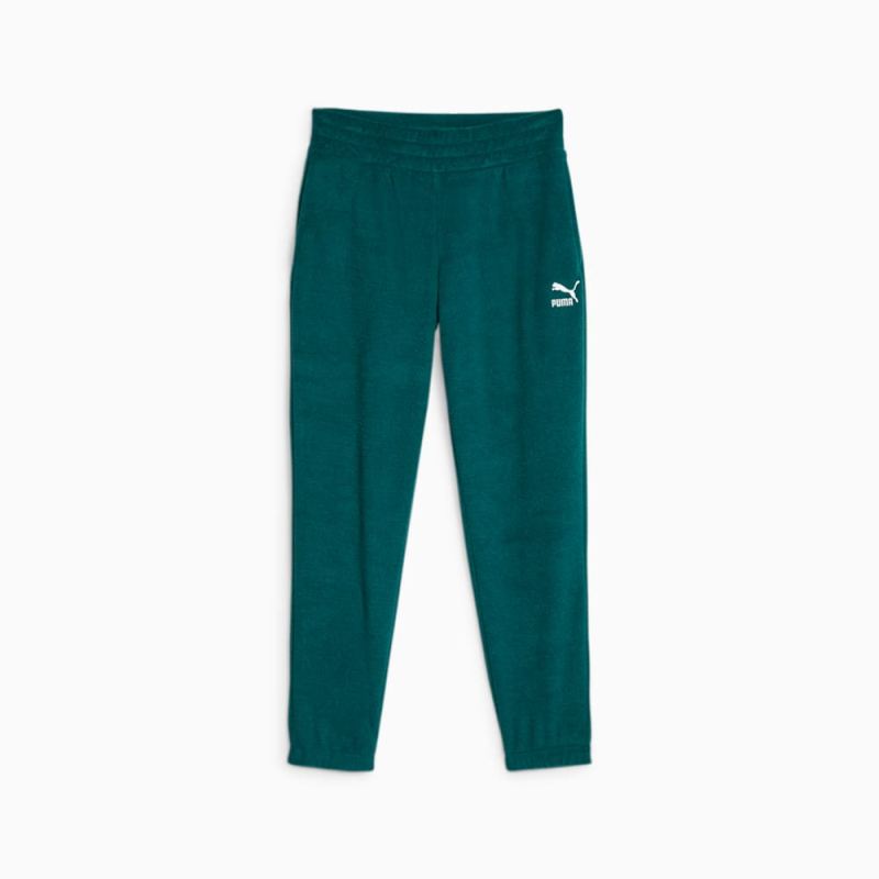 Puma | Women's CLASSICS Fleece Sweatpants - Malachite