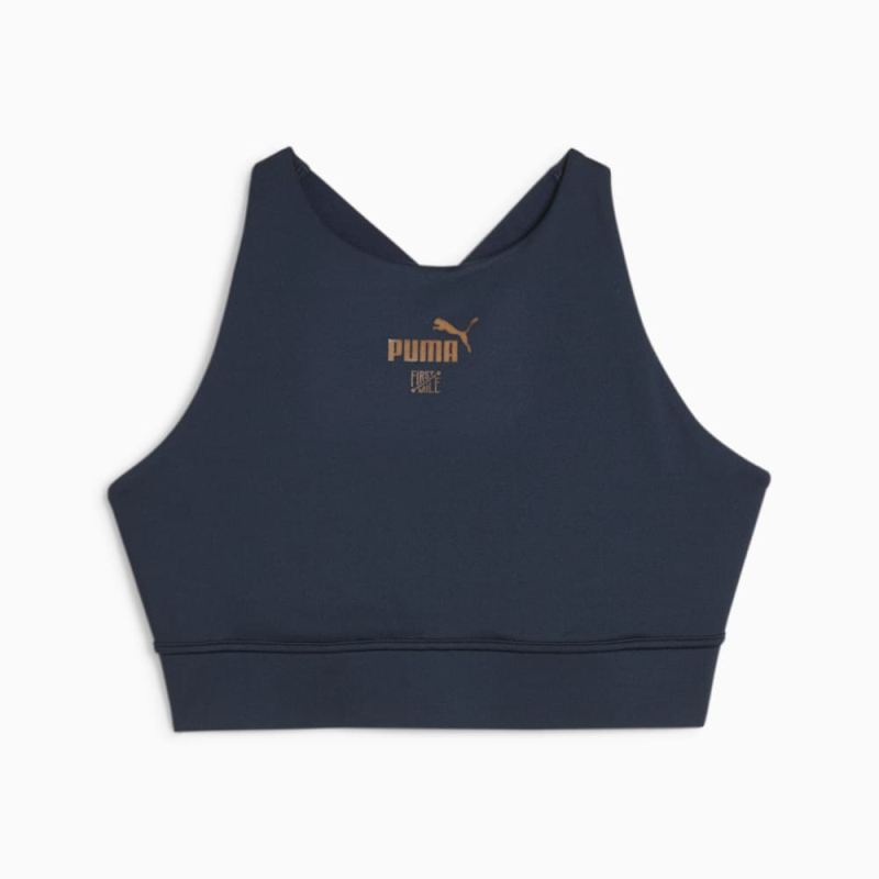 Puma | Women's x First Mile PWR Running Bra - Club Navy