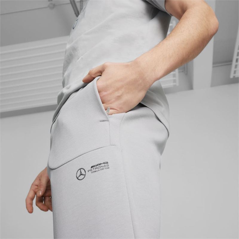 Puma | Men's Mercedes AMG-Petronas F1 Motorsport Sweatpants - Team Silver