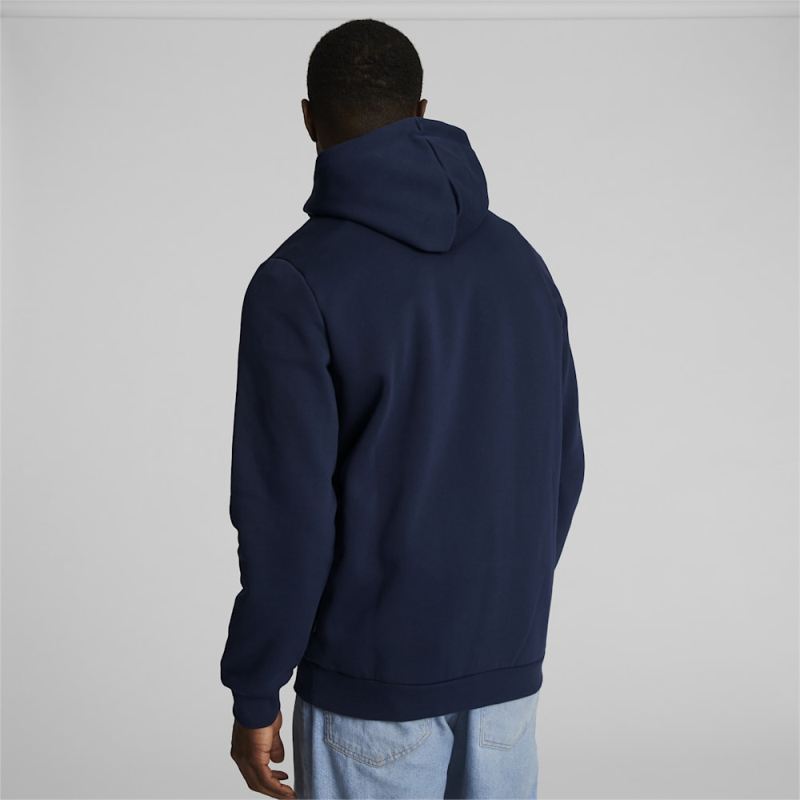 Puma | Men's Essentials Big Logo Hoodie - Peacoat