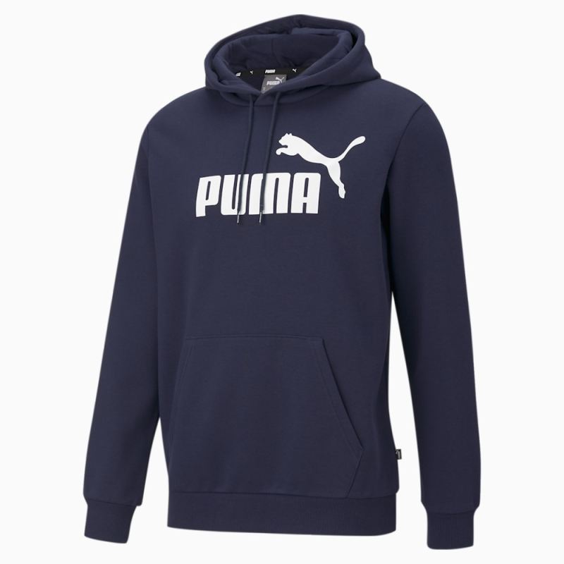 Puma | Men's Essentials Big Logo Hoodie - Peacoat