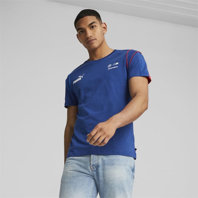 Puma | Men's BMW M Motorsport MT7 Tee - Pro Blue-M Color