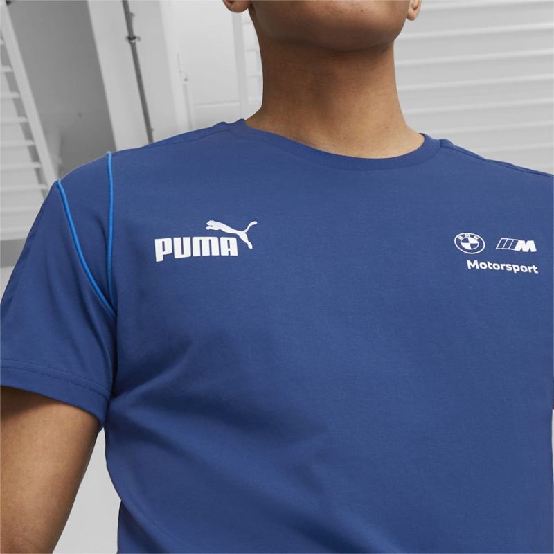 Puma | Men's BMW M Motorsport MT7 Tee - Pro Blue-M Color