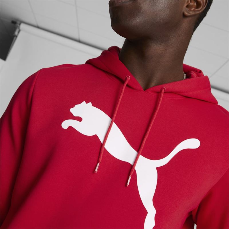 Puma | Men's Big Cat Logo Hoodie - For All Time Red