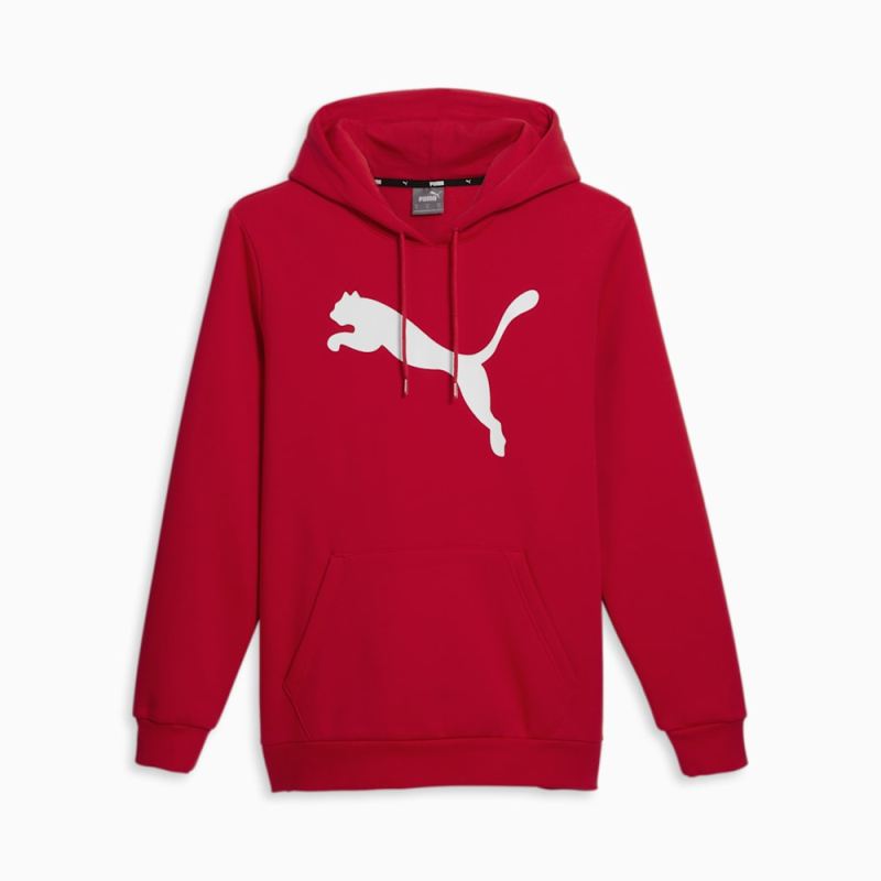 Puma | Men's Big Cat Logo Hoodie - For All Time Red