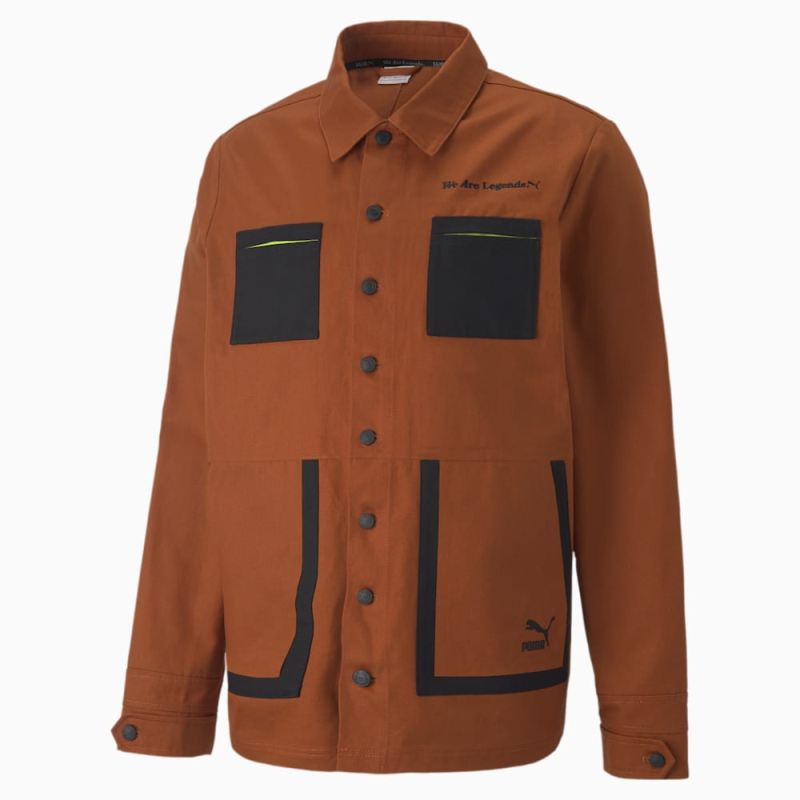 Puma | Men's We Are Legends WRK.WR Jacket - Warm Chestnut