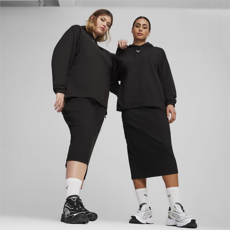 Puma | Women's DARE TO Oversized Hoodie - Black - Click Image to Close