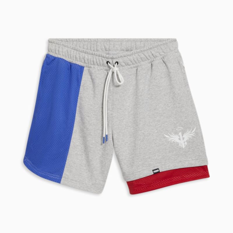 Puma | Men's x MELO Ralph Shorts - Light Gray Heather