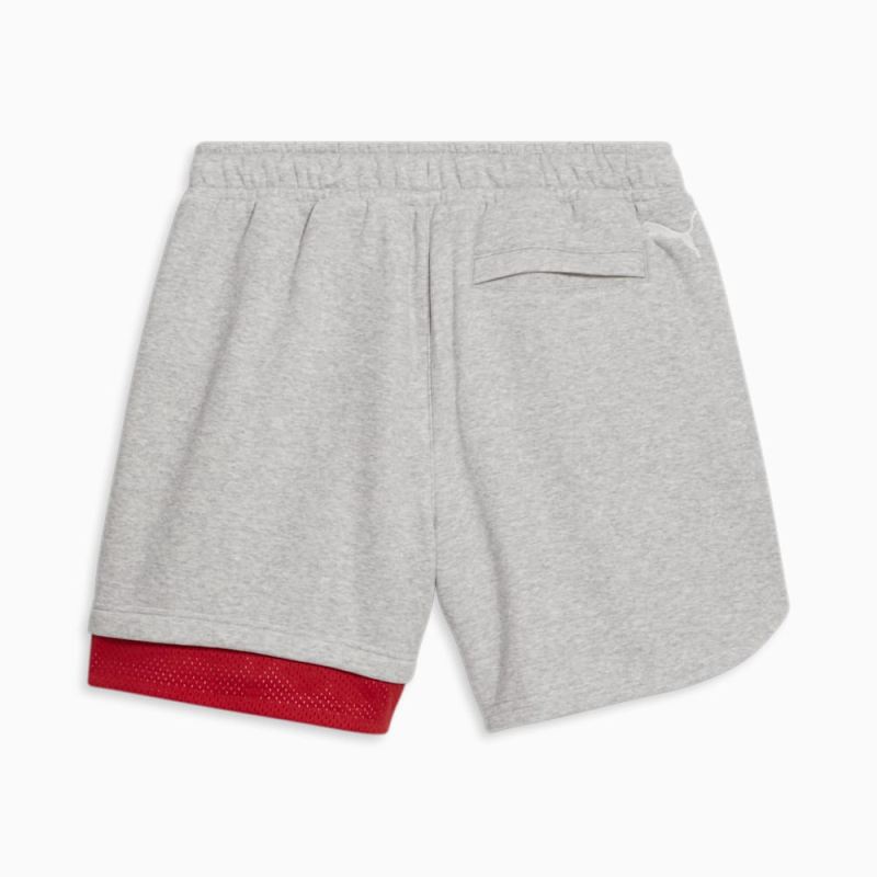 Puma | Men's x MELO Ralph Shorts - Light Gray Heather