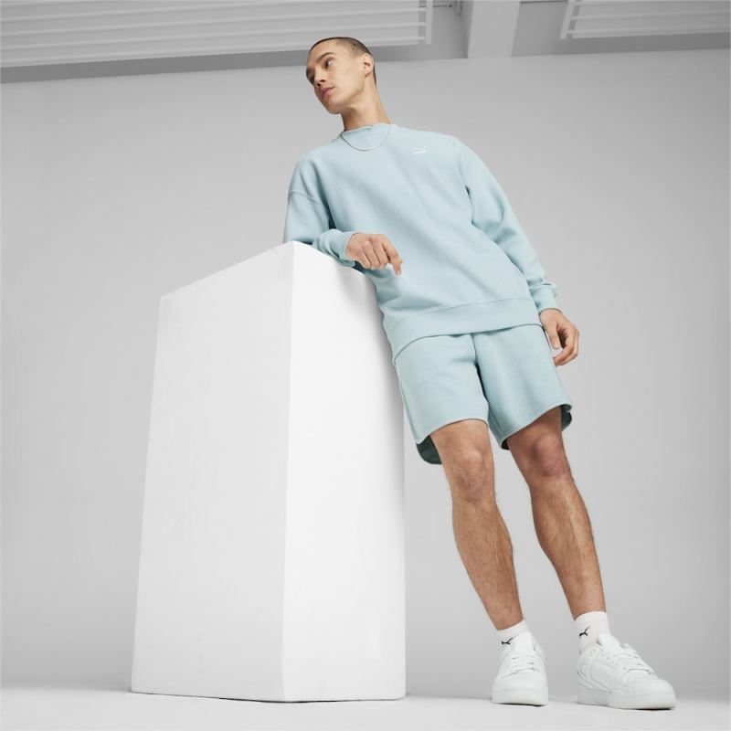 Puma | Men's CLASSICS Waffle Shorts - Turquoise Surf