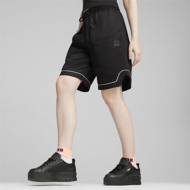 Puma | Women's INFUSE Woven Shorts - Black