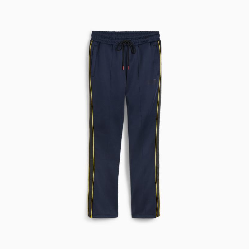 Puma | Men's SHOWTIME Puma | Men's HOOPS Basketball Double Knit Pants - Club Navy