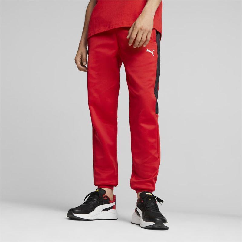 Puma | Men's Scuderia Ferrari Race MT7 Track Pants - Rosso Corsa