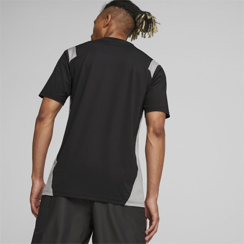 Puma | Men's KING Pro Jersey - Black-Concrete Gray