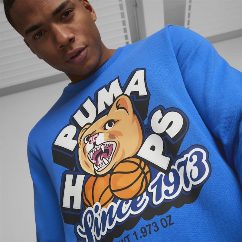 Puma | Men's DYLAN Basketball Sweatshirt - Ultra Blue