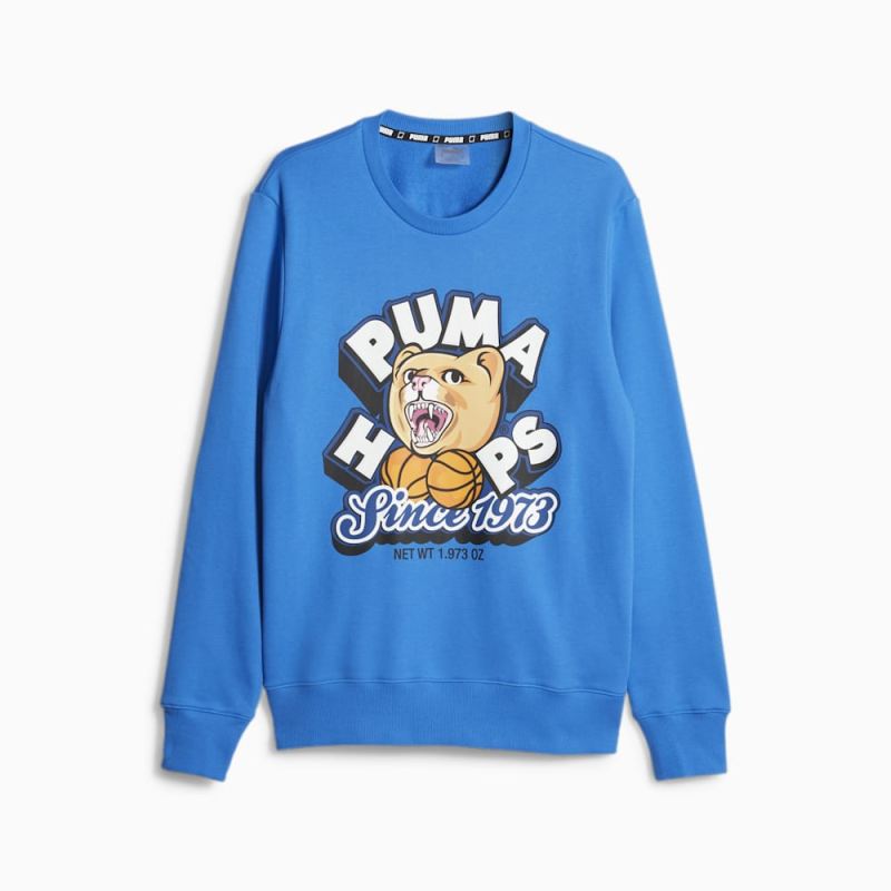 Puma | Men's DYLAN Basketball Sweatshirt - Ultra Blue