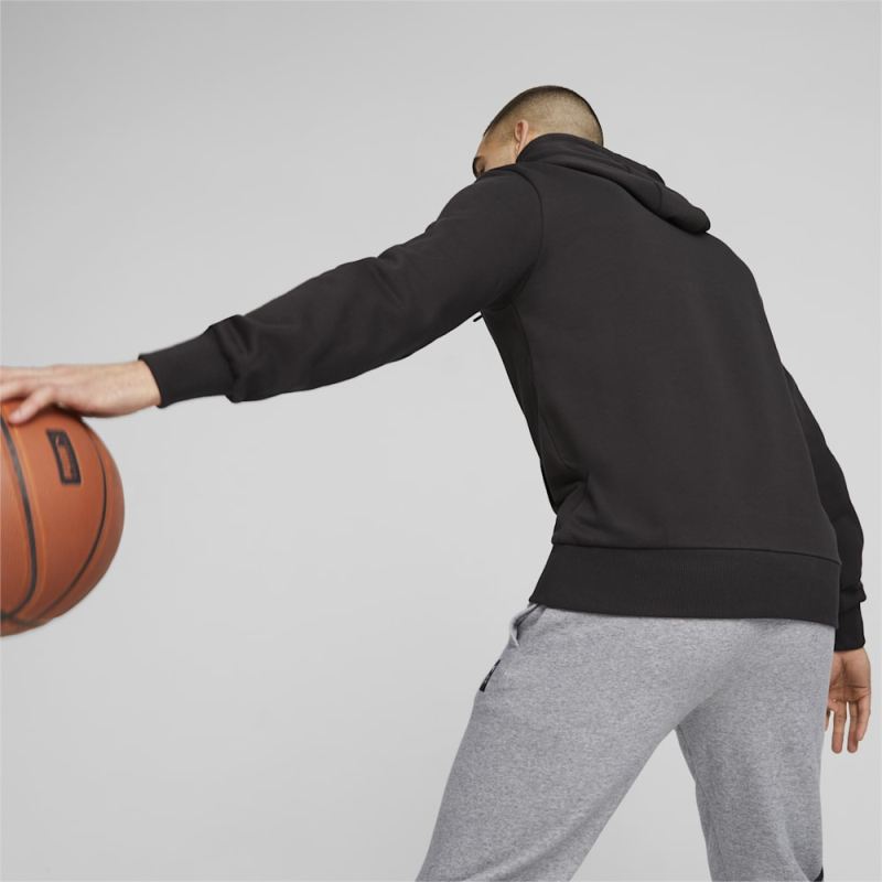 Puma | Men's Posterize Basketball Hoodie - Black