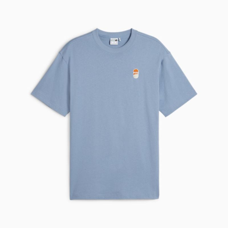 Puma | Men's DOWNTOWN 180 Logo Tee - Zen Blue