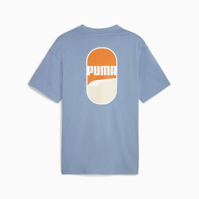 Puma | Men's DOWNTOWN 180 Logo Tee - Zen Blue