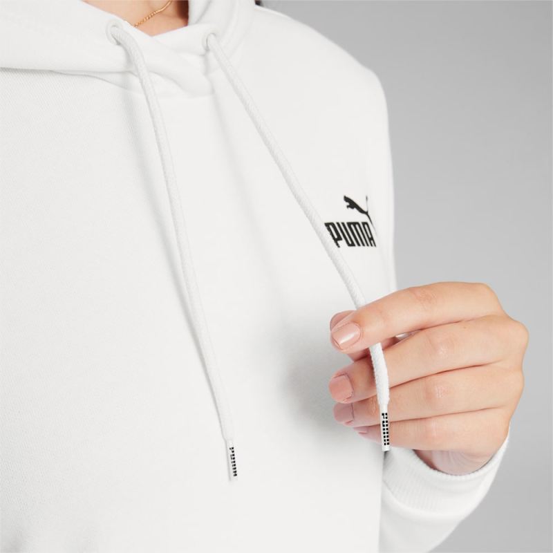 Puma | Women's Essentials Small Logo Hoodie - White