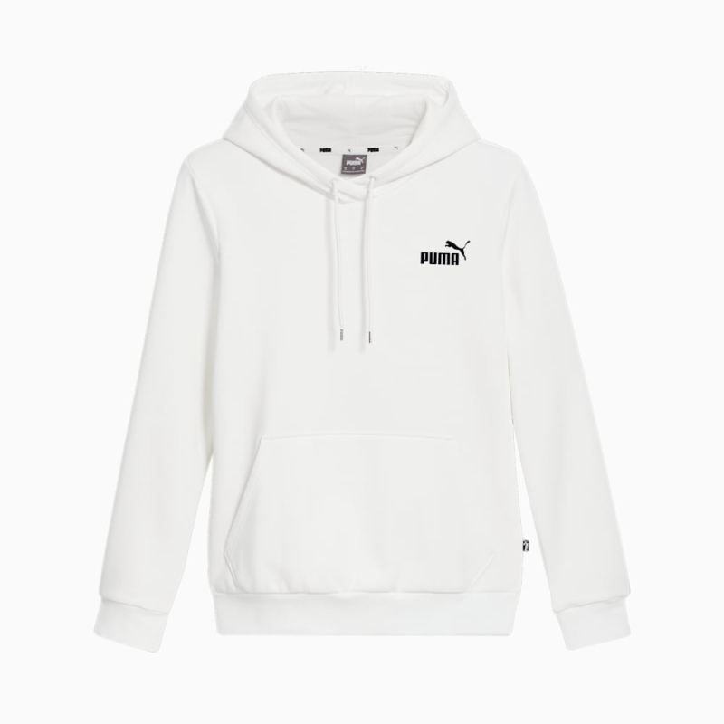 Puma | Women's Essentials Small Logo Hoodie - White