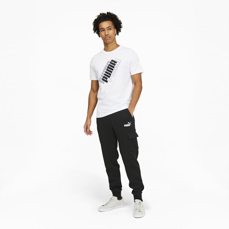 Puma | Men's Essentials Cargo Pants - Black