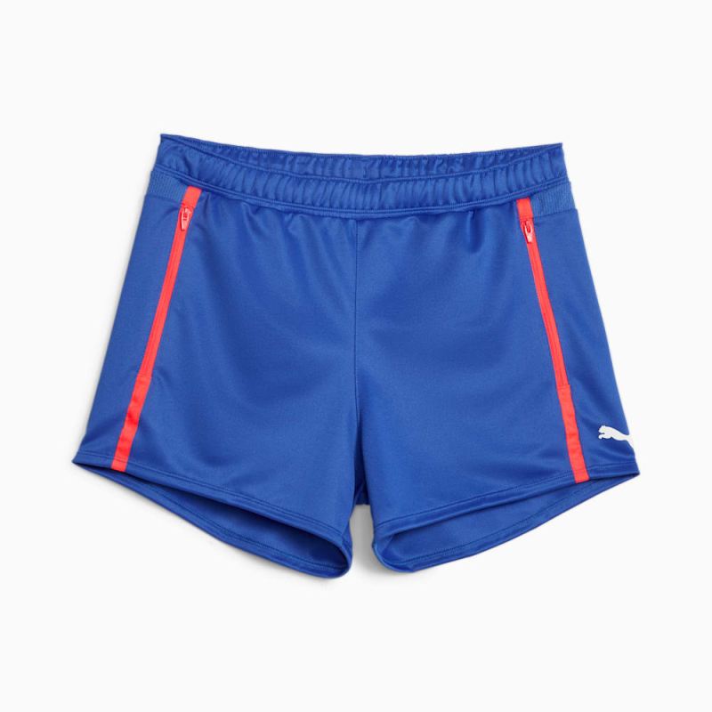 Puma | Women's individualBLAZE Soccer Shorts - Royal Sapphire-Fire Orchid